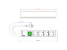 BACHMANN CONNECT LINE 4x earthing contact, Switches