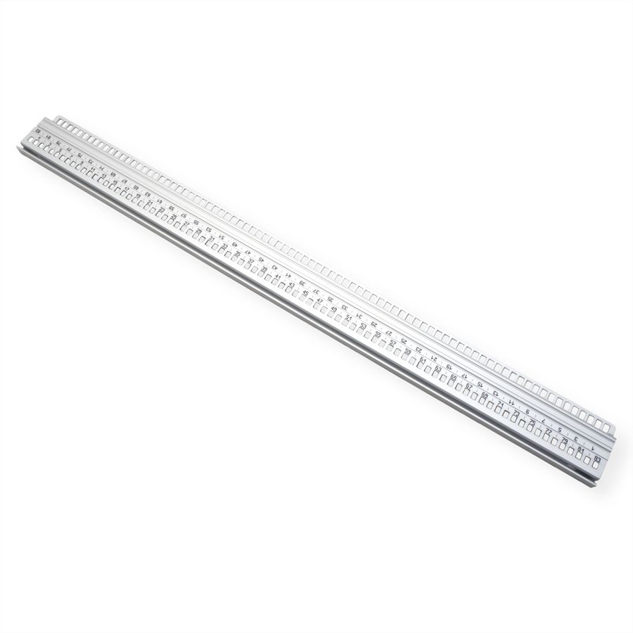 SCHROFF horizontale rail, voorzijde, type H-LD, zwaar, lange lip, voor IEEE-toepassing, 84 HP