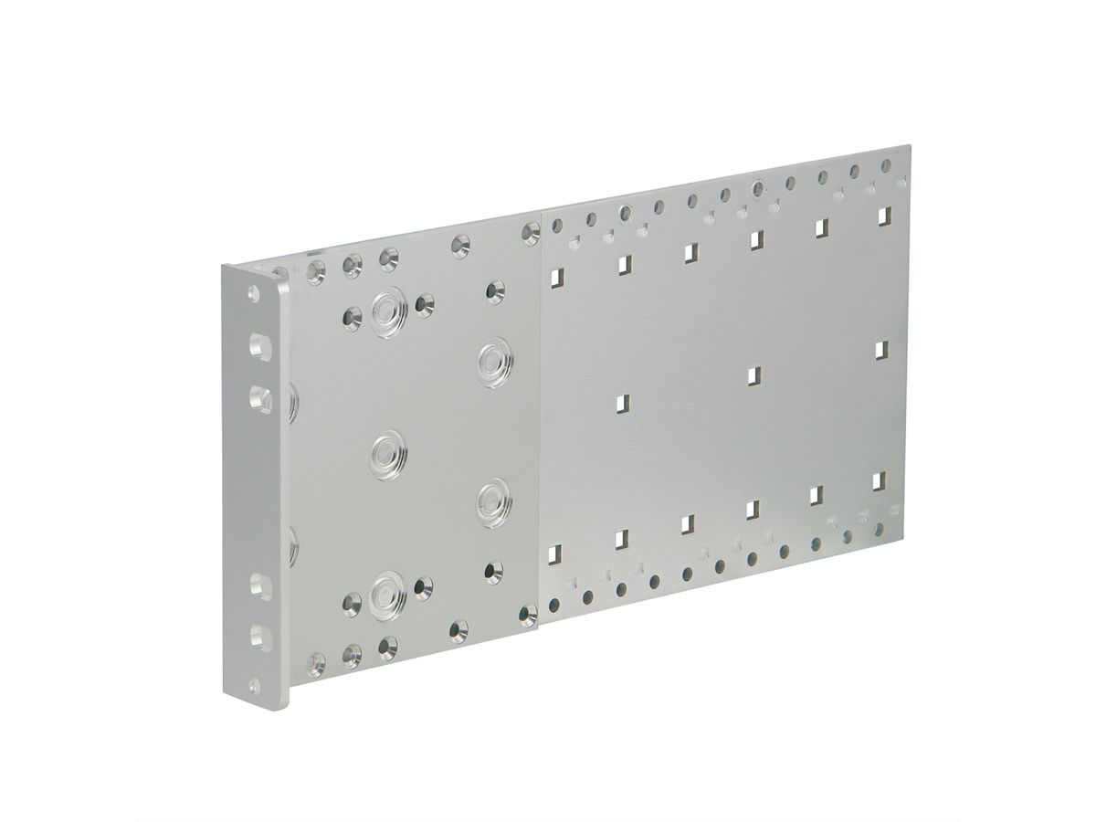 SCHROFF EuropacPRO zijplaat voor textielpakkingen, Type R, 3 HE, 275 mm