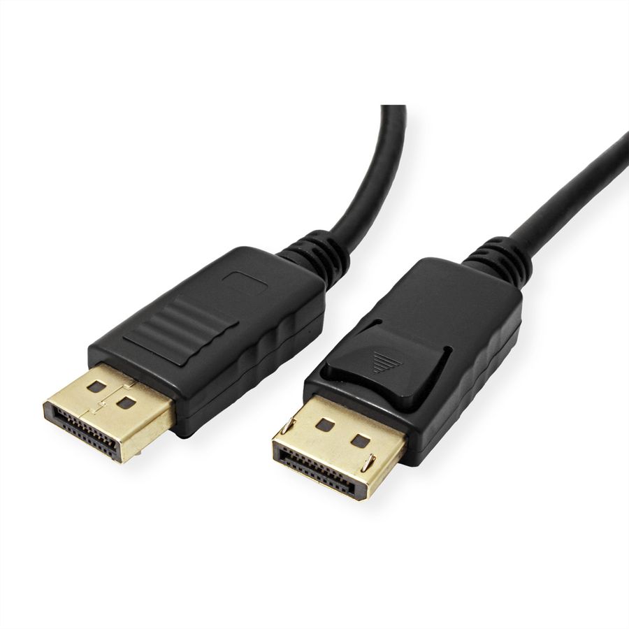 STANDARD DisplayPort Cable, DP-DP, M/M, black, 1 m