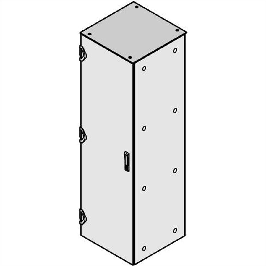 SCHROFF Varistar Flat Top Cover Gesloten, RAL 7021, 600W 1000D