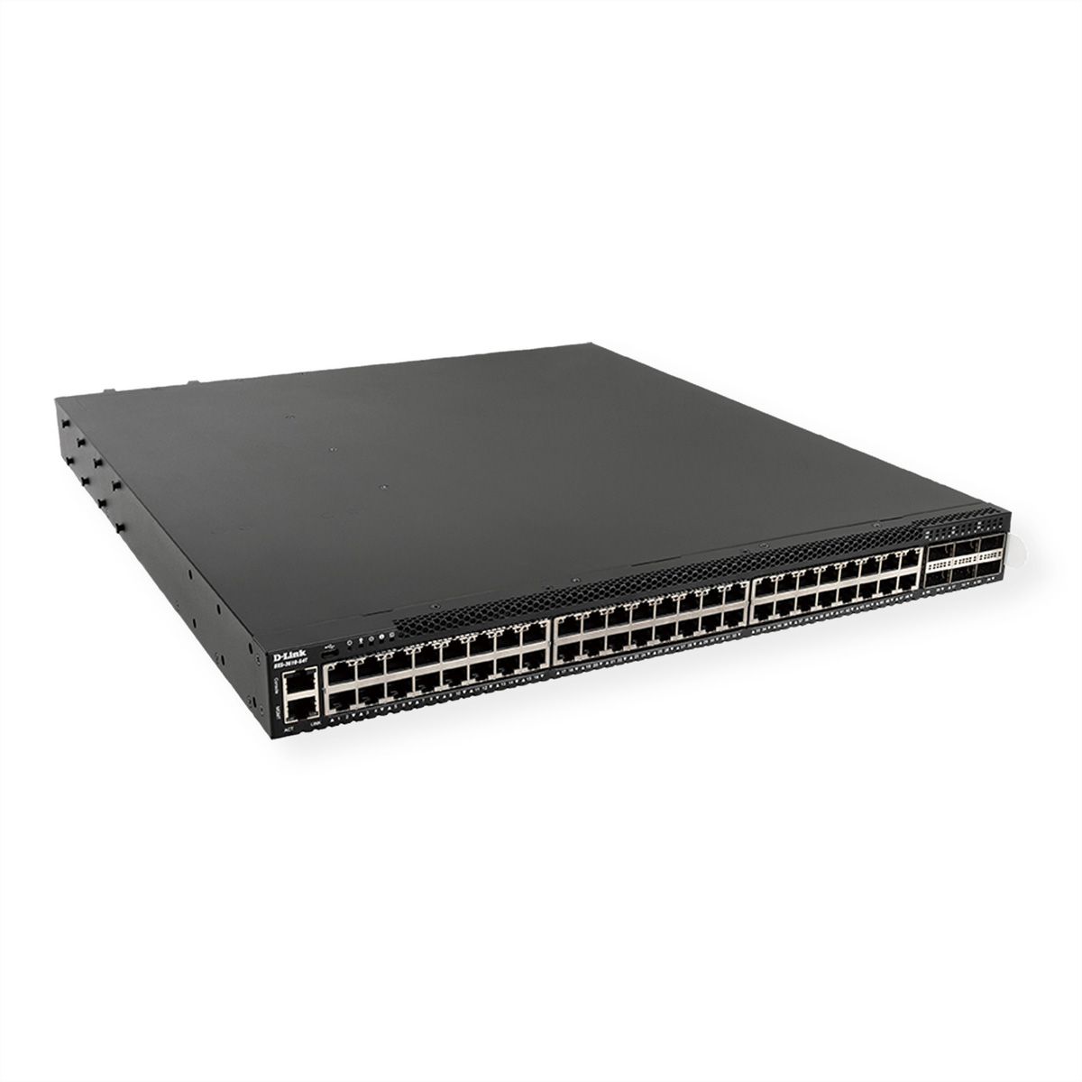 D-Link DXS-3610-54T/SI/E 48x 1/10GbE , 6x 40/100GbE QSFP+/QSFP28-poorten L3 Stackable 10G Managed Switch