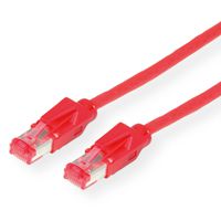 DÄTWYLER S/FTP Patchkabel Cat.6 (Class E), CU 7702 flex LS0H, Hirose TM21, rood, 0,5 m