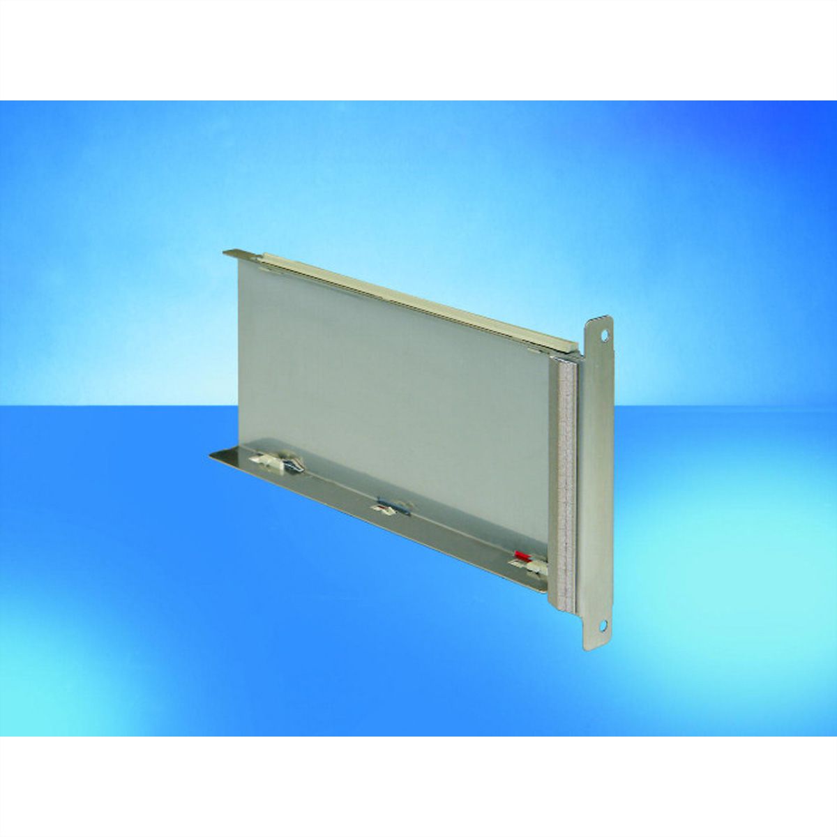 SCHROFF MicroTCA.4 Frontplaat, enkel, 2 pk, 0,6 mm.sst.