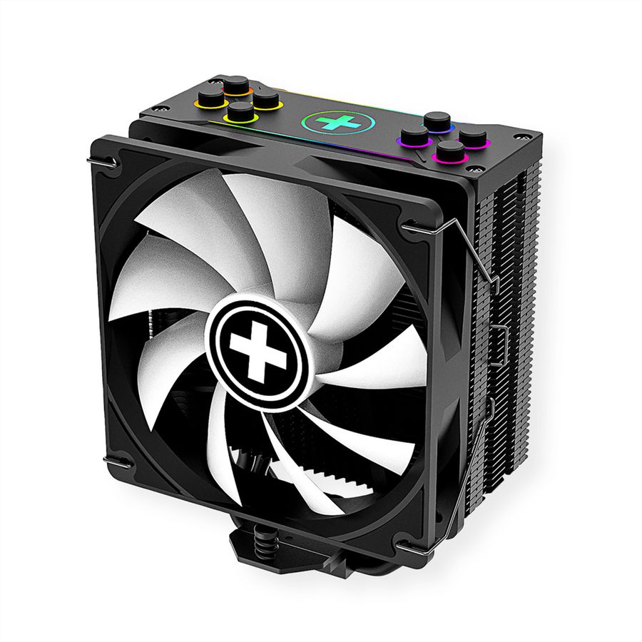 Xilence M704PRO.ARGB AMD and Intel CPU Cooler, 120mm ARGB PWM Fan, 180W TDP