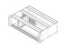 SCHROFF Guide Rail Standard CPCI, Aluminum, 160 mm, Groove Width 12,3mm, grey, 2 Pieces