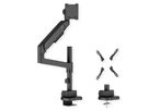 ROLINE LCD-arm voor zware belasting, draagstang, 4 scharnieren, tafelmontage, tot 22/27 kg, zwart