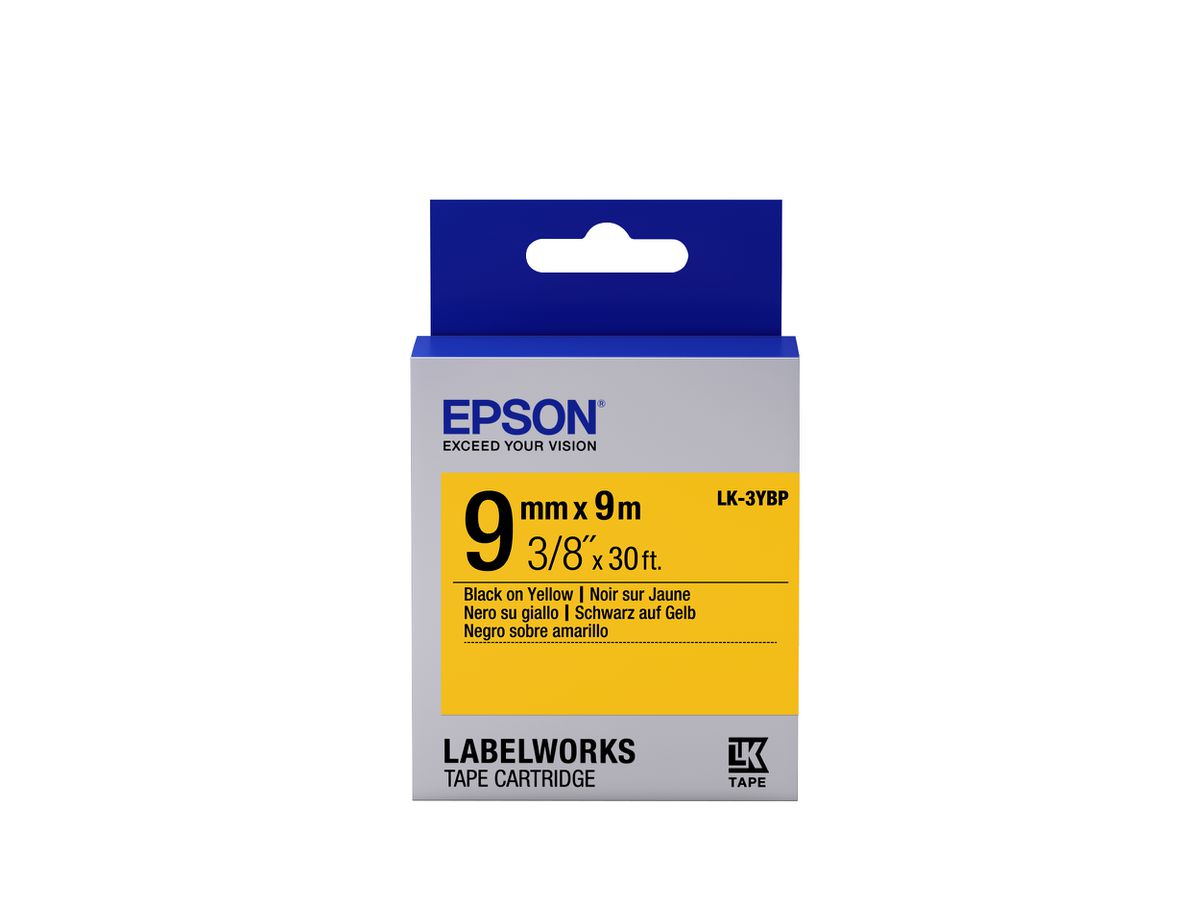 Epson LK-3YBP label-making tape
