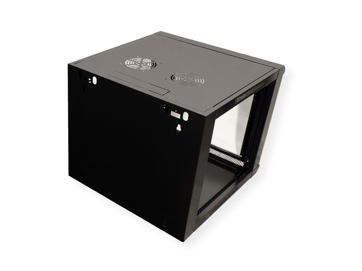 VALUE 19" Wall Mount Rack 6U, 368 x 570 x 450 (HxWxD), black