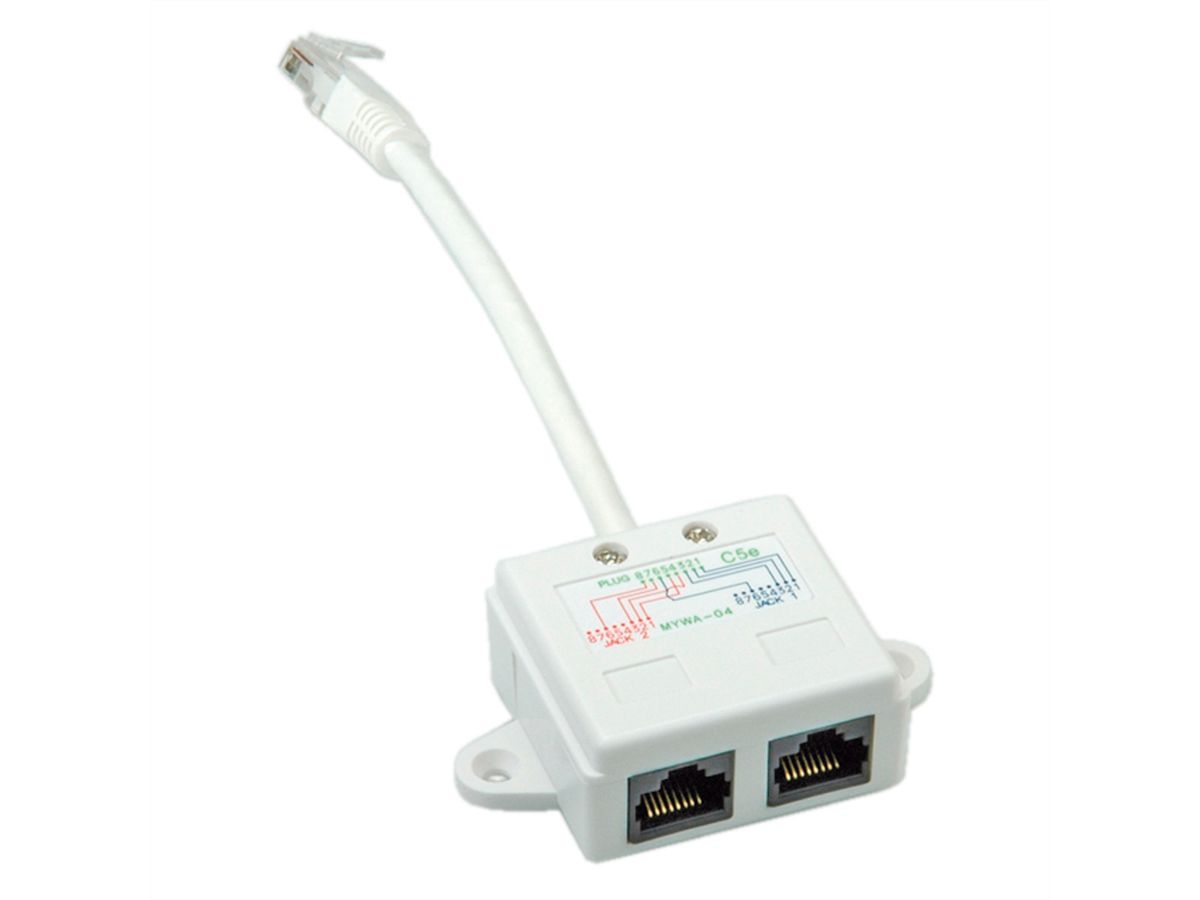 VALUE T-Adapter Cat.5e (Classe D), UTP