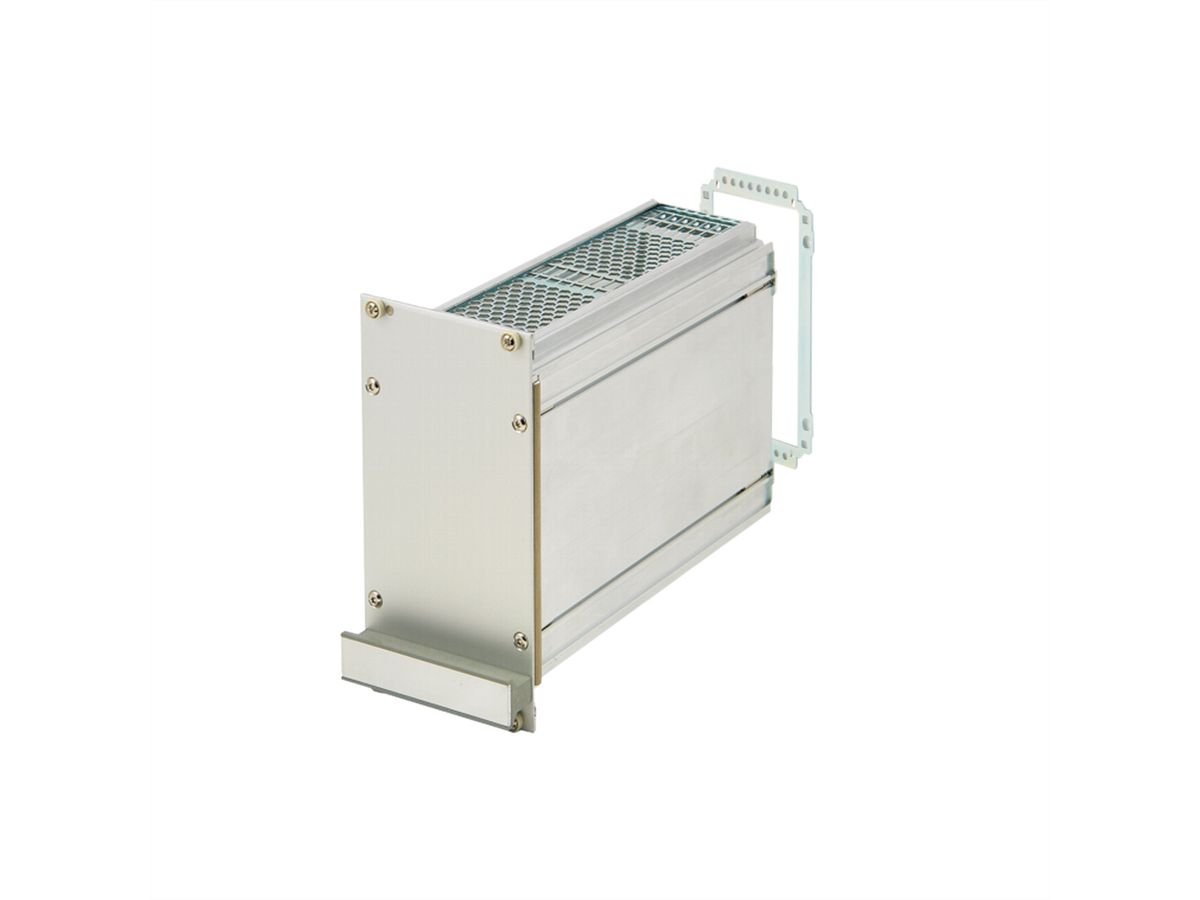 SCHROFF Insteekeenheid met frame PRO-Set, Afgeschermd, geperforeerd, meerdere aansluitingen, 3 HE 12 HE, 167 mm