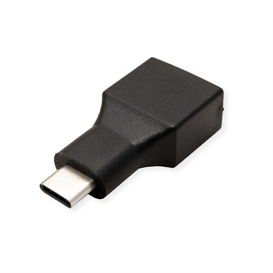 VALUE USB 3.2 Gen 1-adapter, USB Type C - A, M/F, OTG, zwart