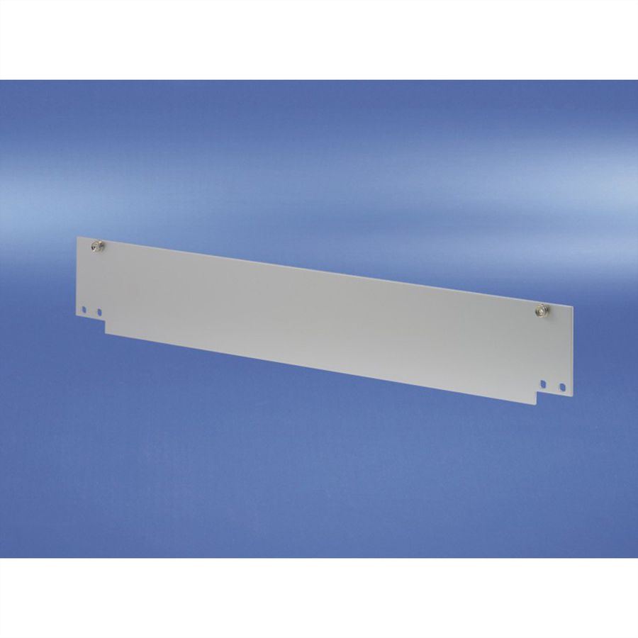 SCHROFF Inpac Front Panel, Bottom-Hinged, 2 U, 2.5 mm, Al, Anodized, Untreated Edges