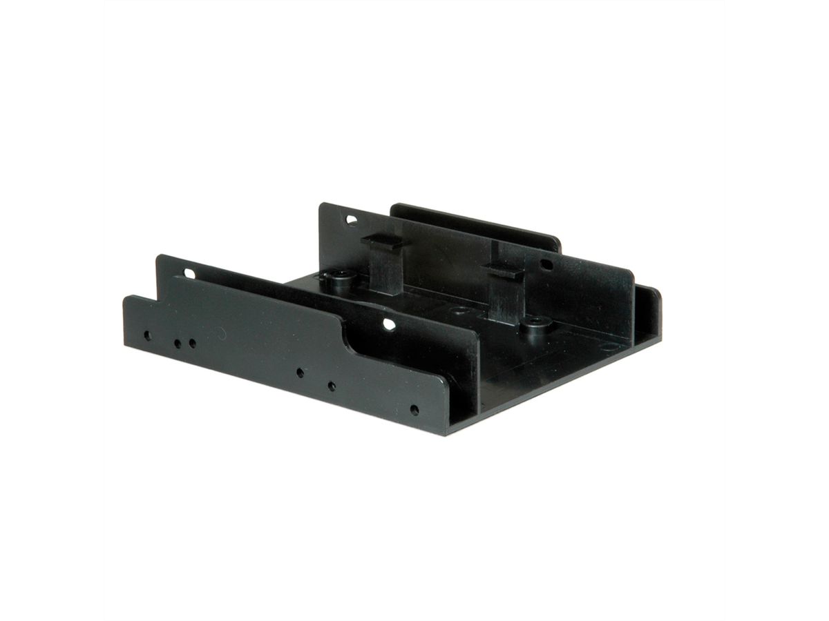 ROLINE HDD Mounting Adapter Type 3.5 for 2x Type 2.5 HDDs, black, black