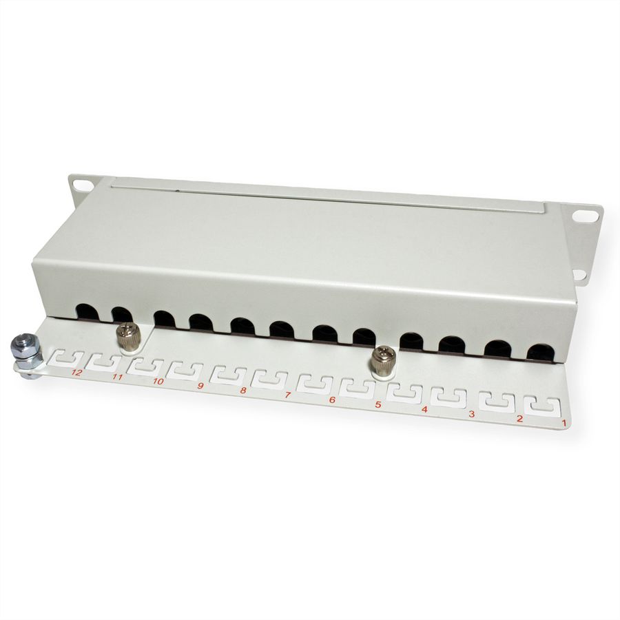 ROLINE 10-inch Patchpanel 12 Poorts, Cat.6A (Class EA), afgeschermd