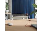 BACHMANN DESK2 2xUK 1xUSB C/C 65W, L=0.2m INOX