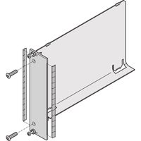 SCHROFF Air Baffle, Front Panel, Refrofit Shielding, Steel, 6 U, 4 HP, 220 mm