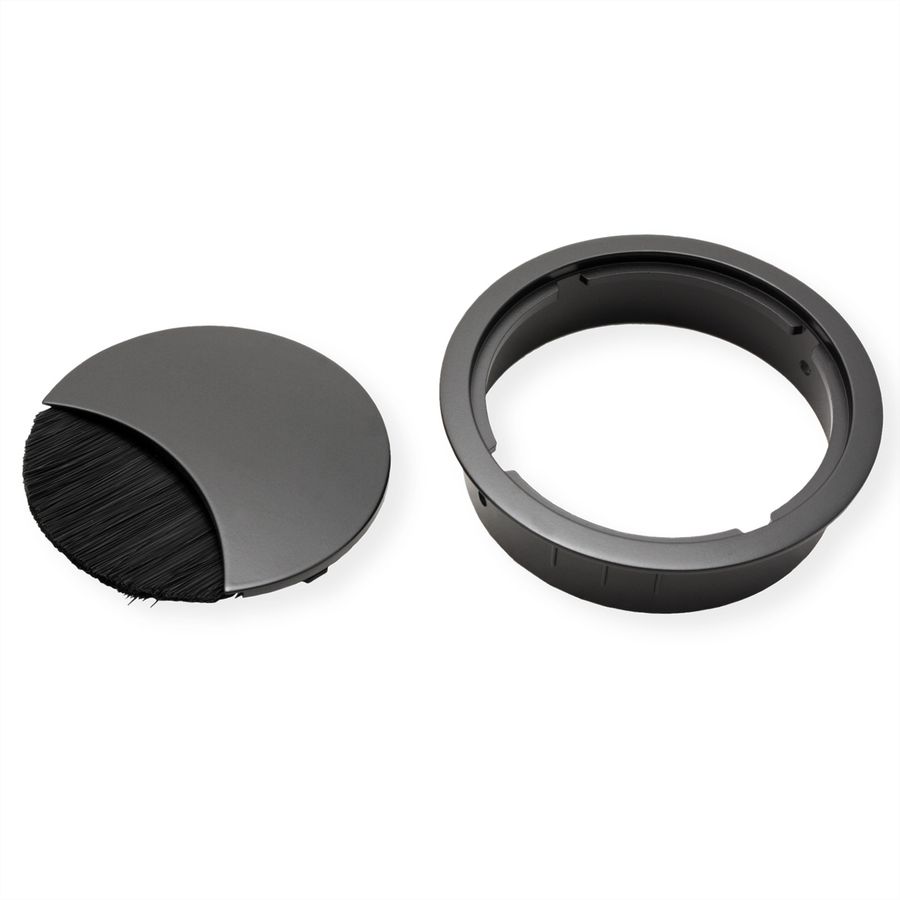 BACHMANN LOOP ROUND Kabeldoorvoer, zwart