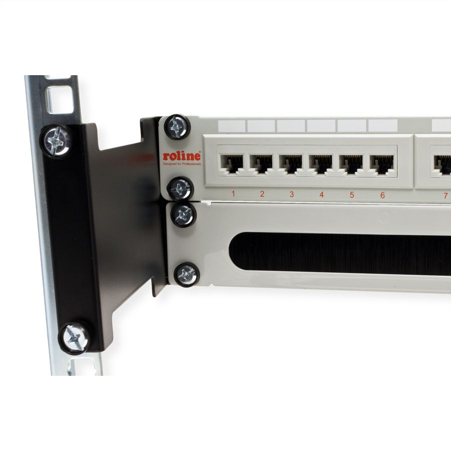 VALUE 19" Rack Depth Extender, 2 pcs, 2U, metal, 151.5mm
