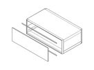SCHROFF EuropacPRO EMC-afschermingskit voorpaneel/achterpaneel naar horizontale rail, 42 pk, 10 stuks