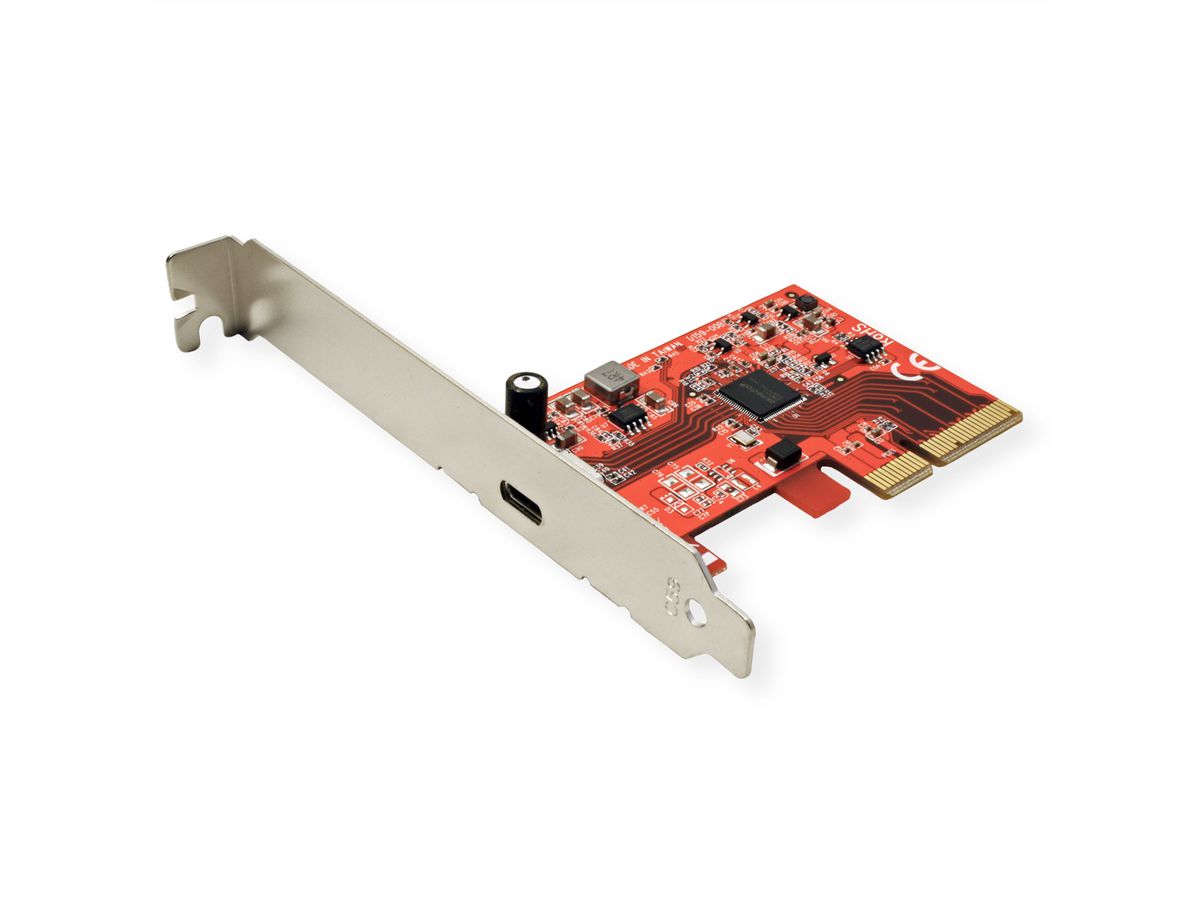 ROLINE PCI Express Kaart, USB 3.2 Gen 2x2, 1 Poort Type C