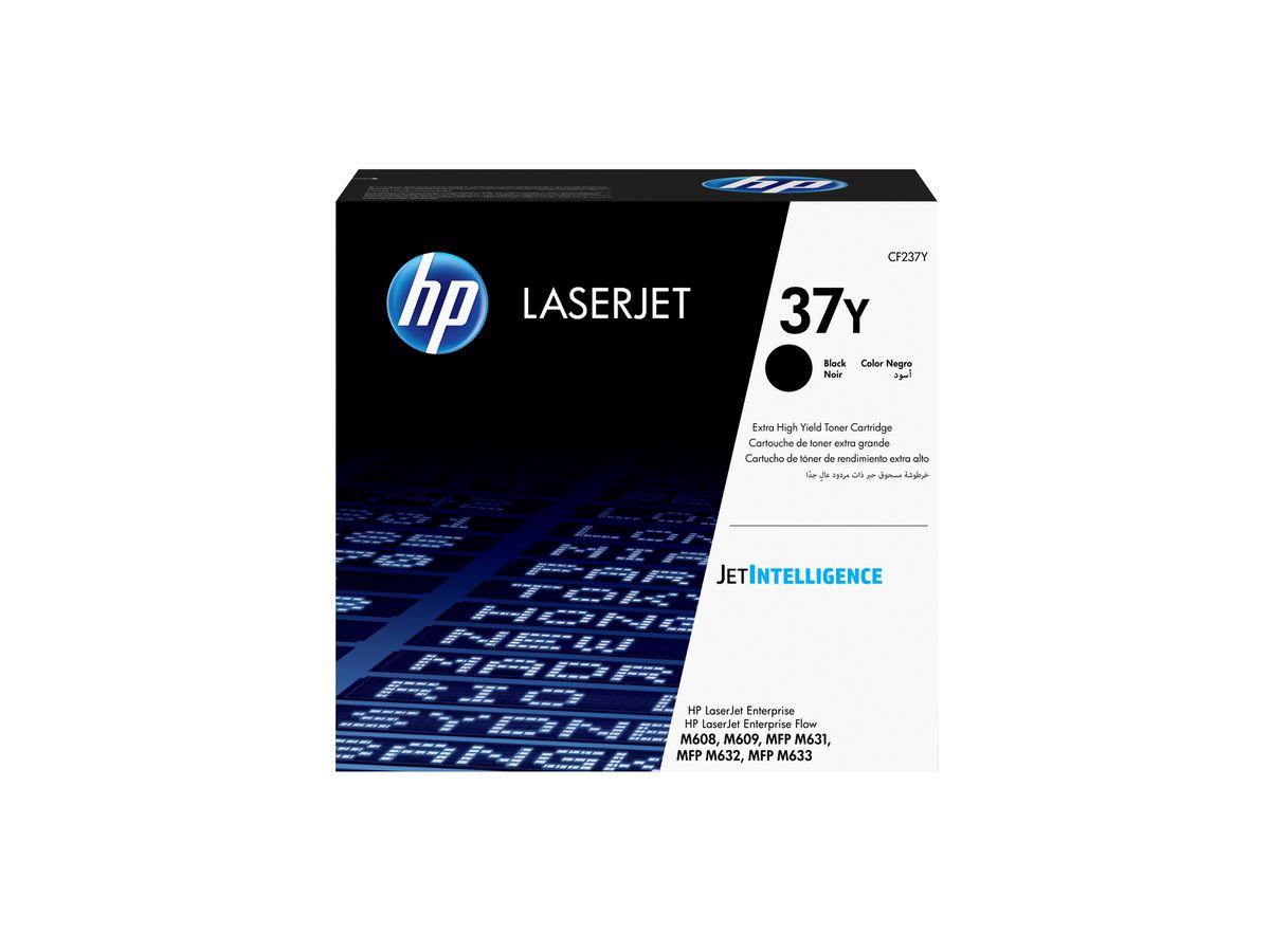 HP 37Y Extra High Yield Black Original LaserJet Toner Cartridge