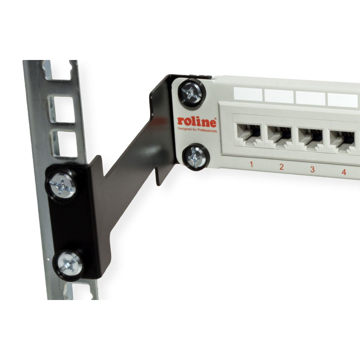 VALUE 19" Rack Depth Extender, 2 pcs, 1U, metal, 151.5mm