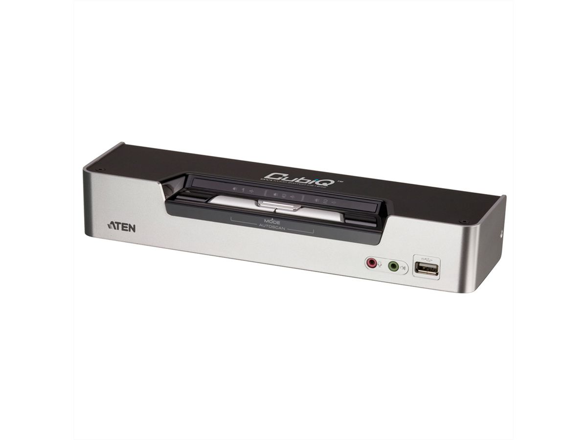 ATEN CS1642A KVM Switch Dual-View DVI, USB, Audio, USB-Hub, 2 Ports