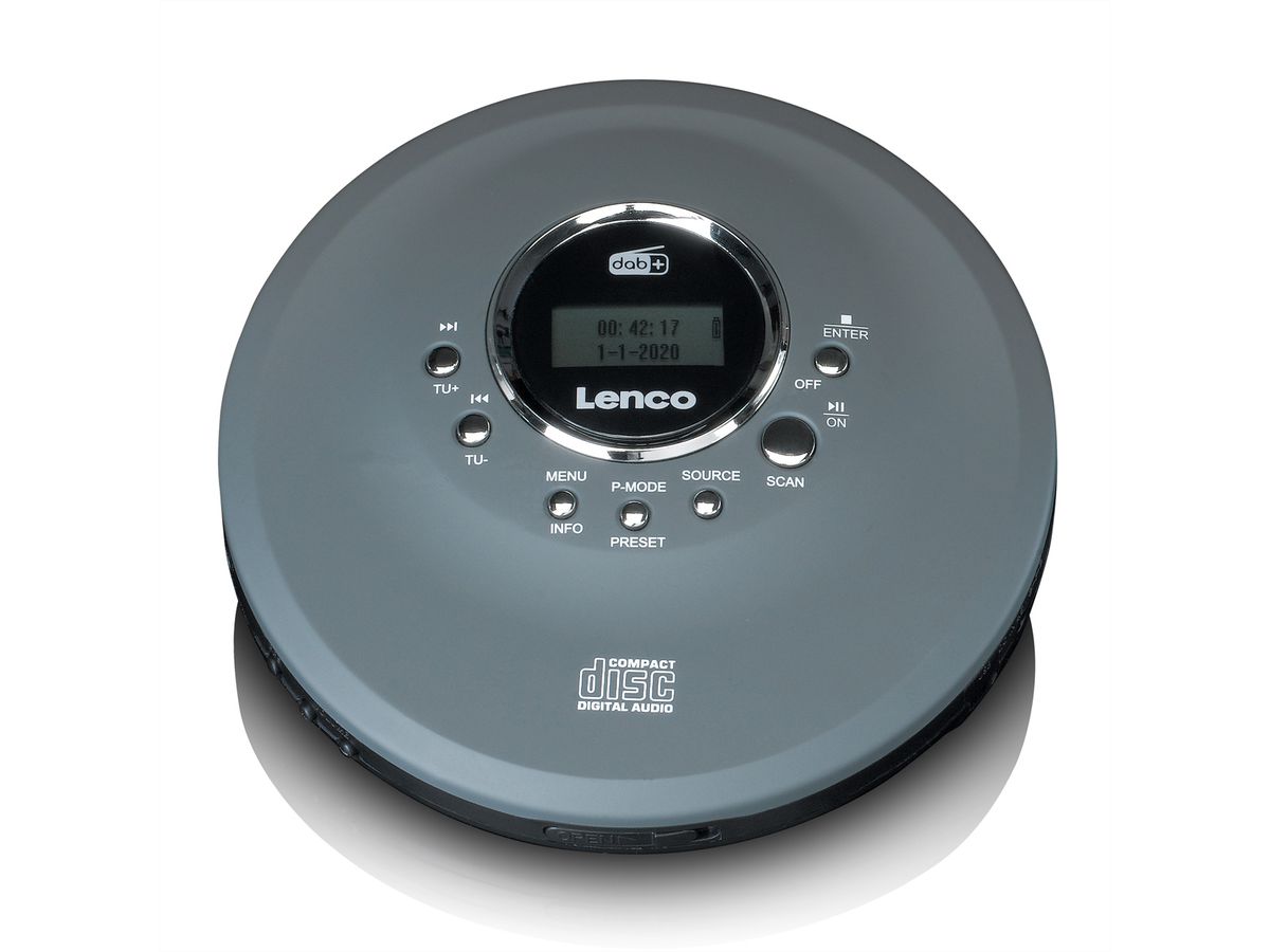 Lenco CD/MP3-speler CD-400GY , Grijs