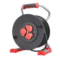 BACHMANN professional cable reel 3xCEE7/3 H07RN-F 3G1.5mm² 25.0m CEE7/7