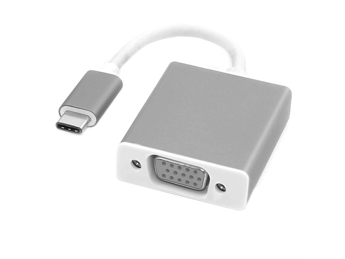 ROLINE Beeldscherm Adapter USB Type C - VGA