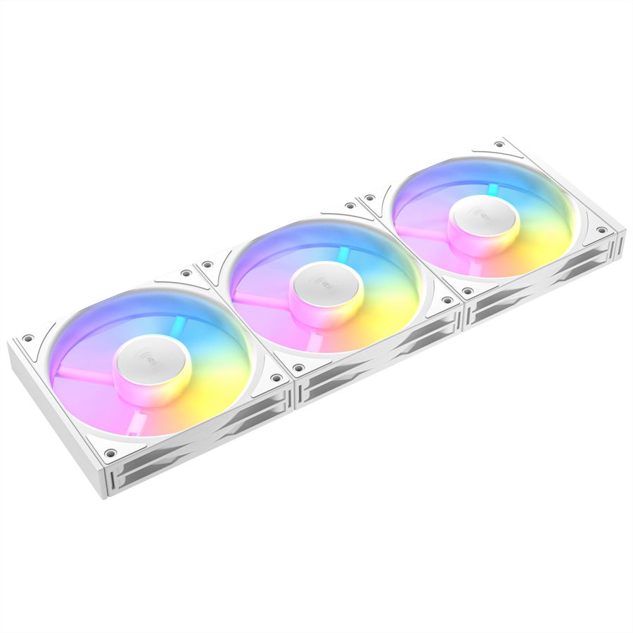 ANTEC C120R ARGB White PC Case Fan, 3-Pack, white
