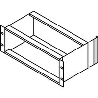 SCHROFF corner profiles for EMC gasket (St, stainless steel) - ECKPROFIL 5HE 2STK