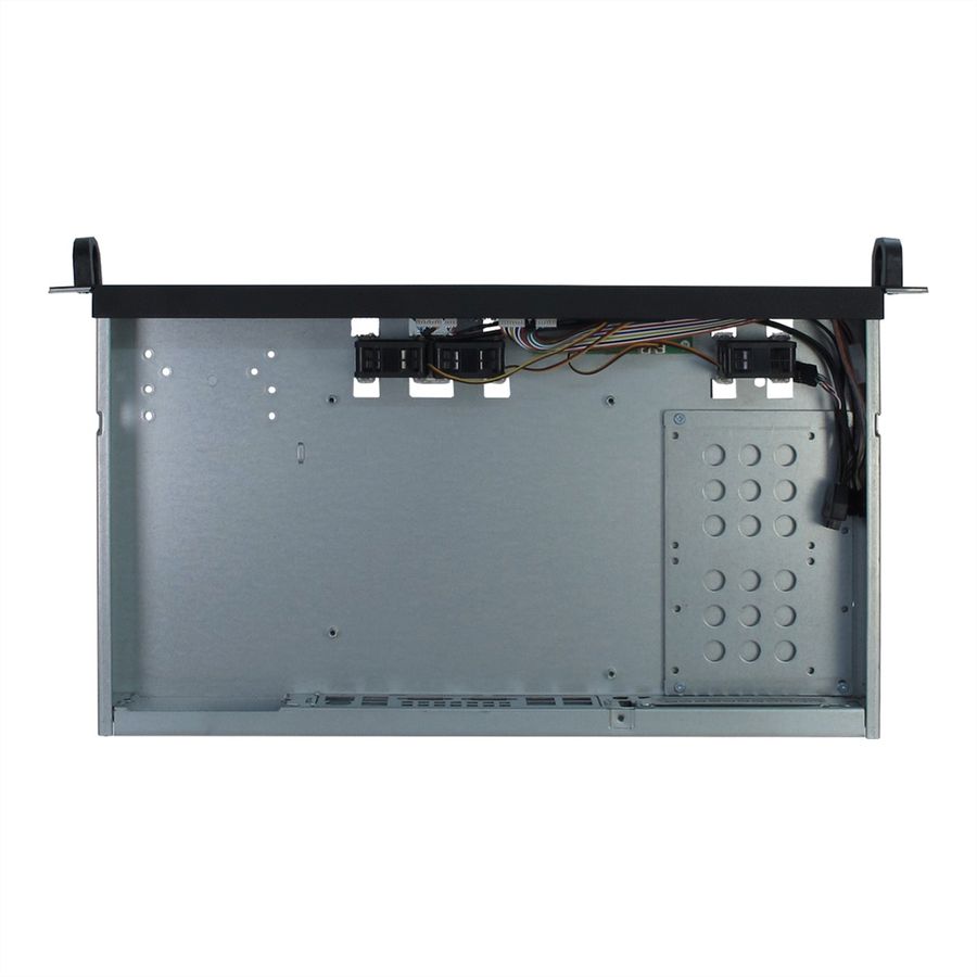 19" Server behuizing, 1UH, 1U-K-125L, zwart