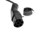 ROLINE Auto oplaadkabel Type2, 3-fase, 480VAC (3P+N+E), 16 A, 11 kW, spiraalkabel , 3 m