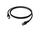 EasyLan DualBoot® PushPull Patch Cable Cat.6A (Class EA), S/FTP, RJ45 / RJ45, black, 3 m