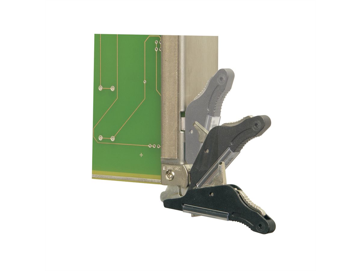 SCHROFF AdvancedTCA voorpaneel kit, hendel stijl IEA handgreep met veerbelasting, Al profiel, 8 U, 6 HP