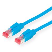 DÄTWYLER S/FTP Patchkabel Cat.6 (Class E), CU 7702 flex LS0H, Hirose TM21, blauw, 0,5 m