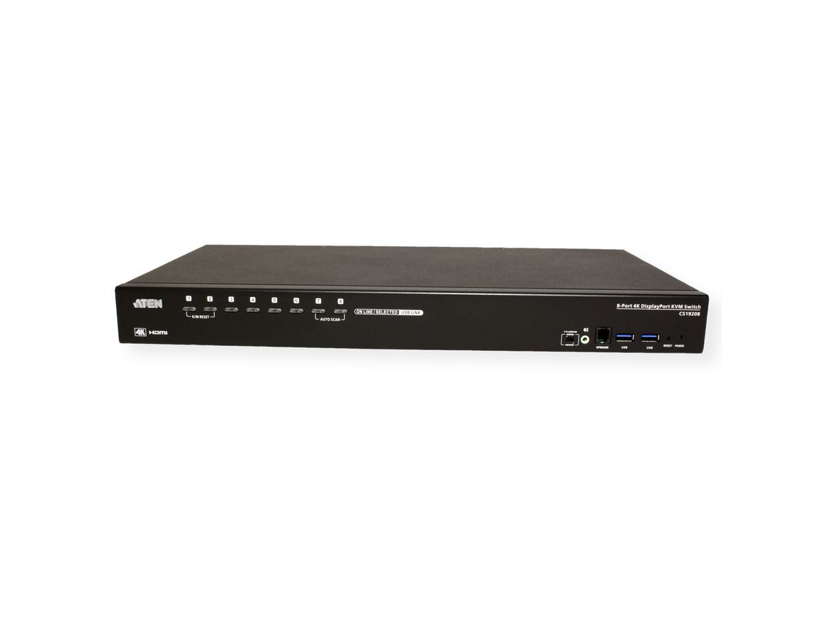 ATEN CS19208 8-Poorts USB 3.0 4K DisplayPort KVM