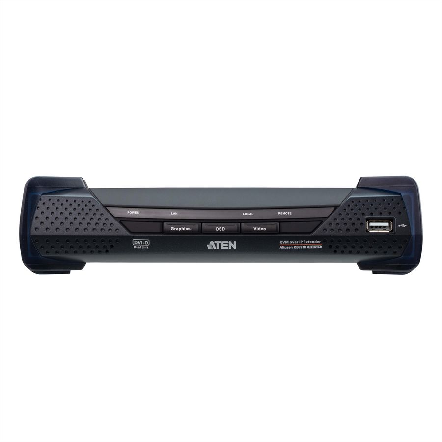 ATEN KE6910R DVI-D Dual Link KVM Over IP Extender Ontvanger