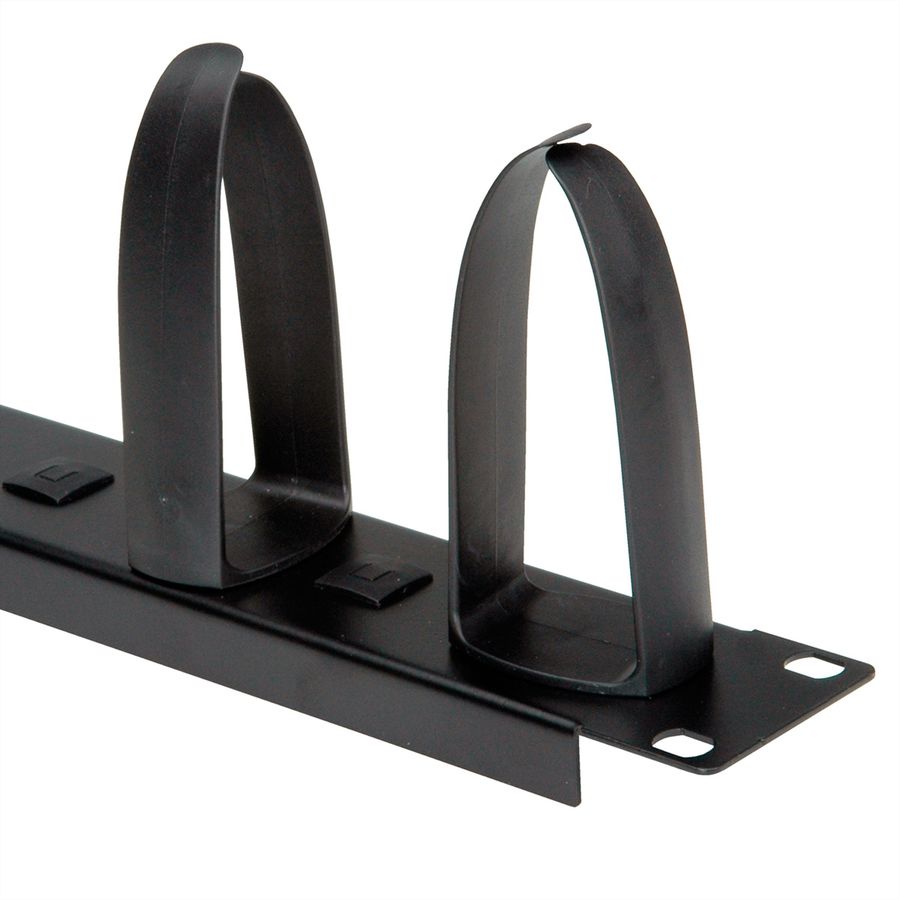 VALUE 19" Frontpaneel 1HE met 5 kabelogen, zwart