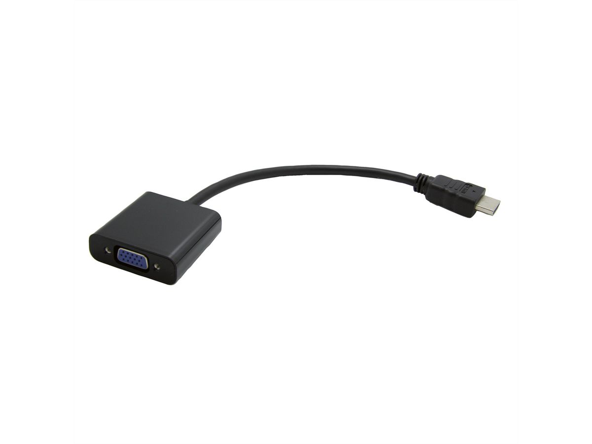 VALUE HDMI-VGA-adapterkabel, HDMI M / VGA F