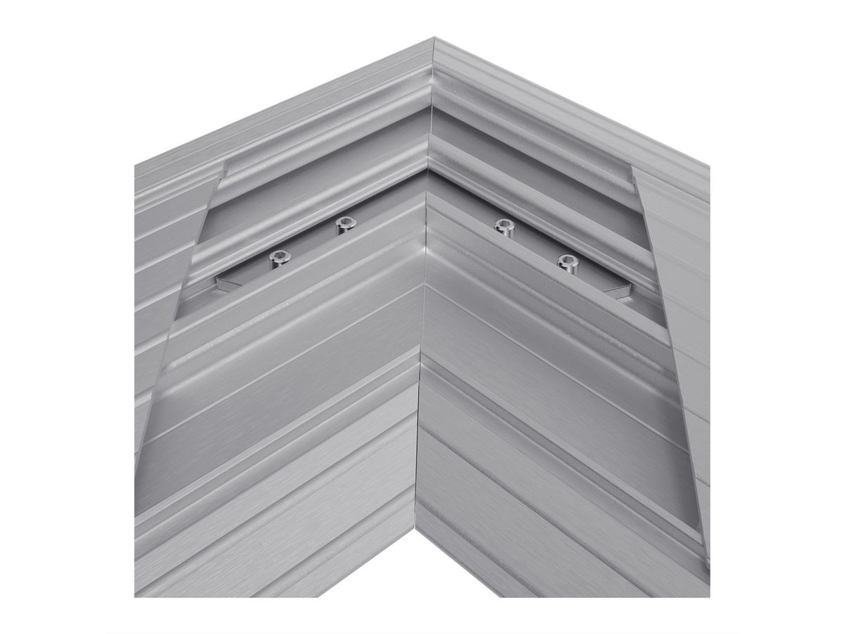 DATAFLEX Addit cable protector, corner-connection 482, silver