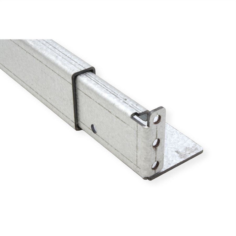 ROLINE slide rail set variable depth, 350 to 600mm incl mounting material