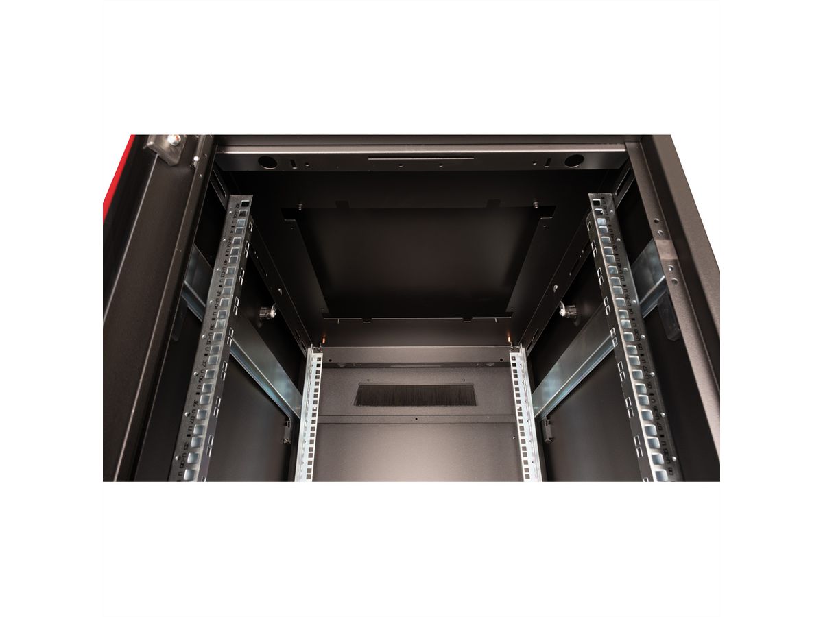 ROLINE 19-inch Network Cabinet Pro 42 U, 600x800 WxD Glass door black