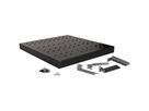 ROLINE 19-inch plank 1 U, 500 mm diep 50 kg zwart