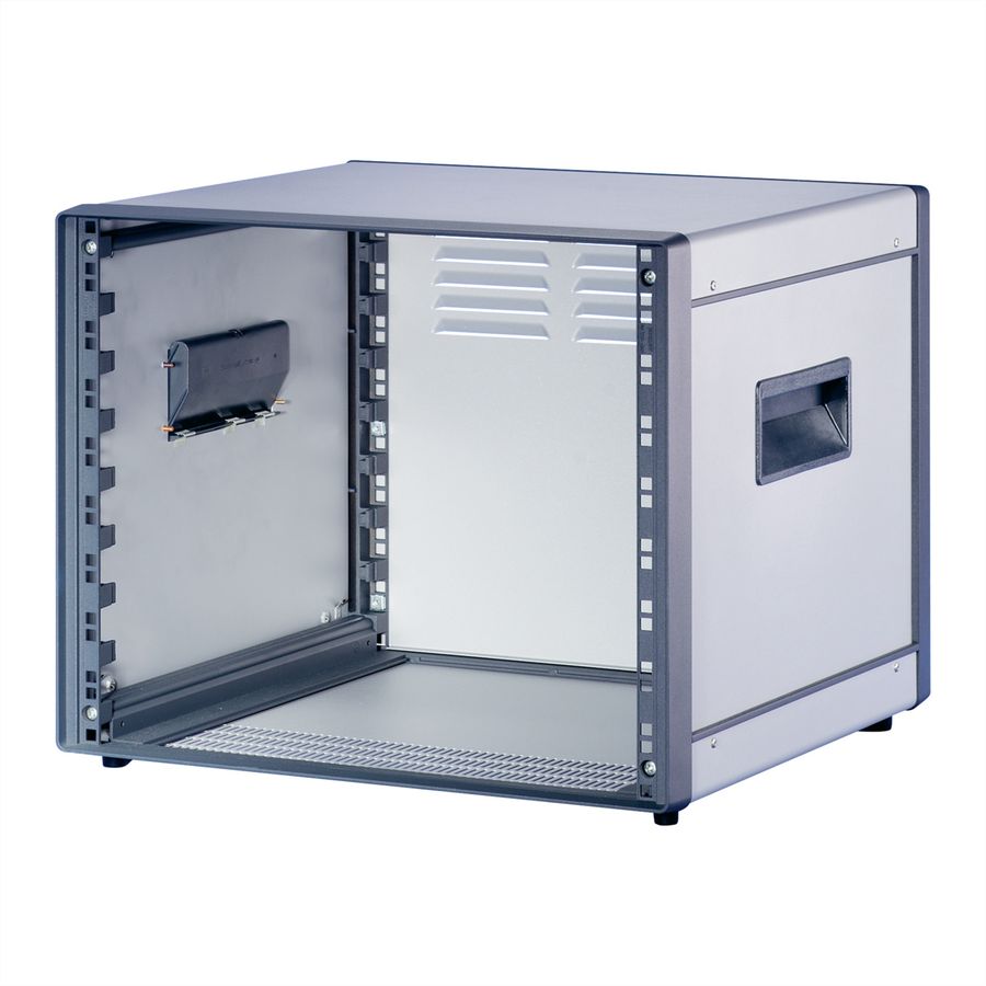SCHROFF Comptec 19" Desktop Case, Unshielded, Alu Cover, 12 U, 84 HP, 400 mm