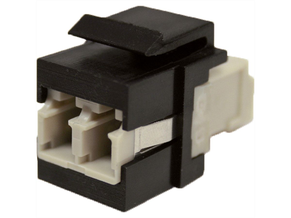 BACHMANN Keystone fibre optic duplex coupler LC/LC