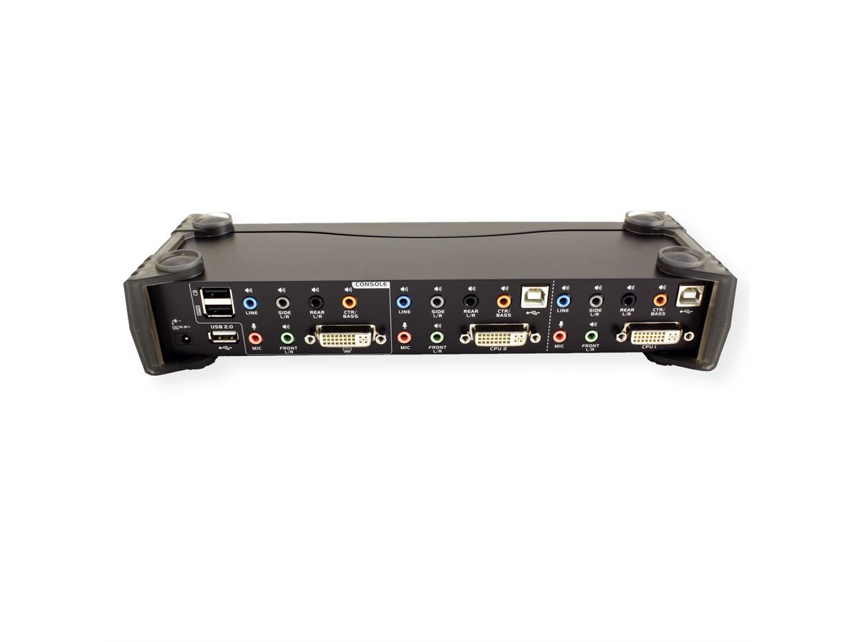 ATEN CS1782A KVM Switch Dual-Link DVI, USB, Audio, 2-Poorts