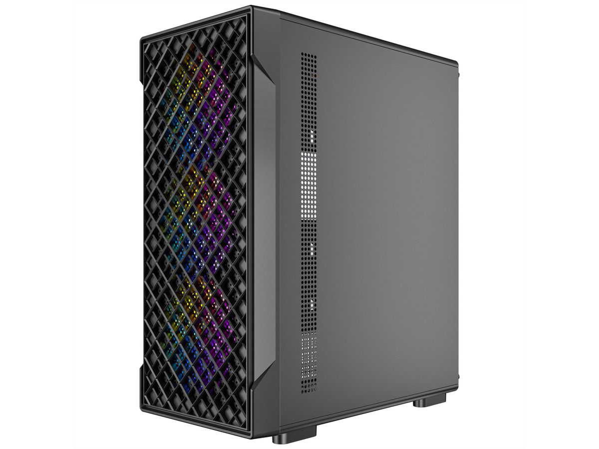 ANTEC VX-320 ARGB ATX, Micro-ATX, ITX Mid-Tower Gaming PC Case, black